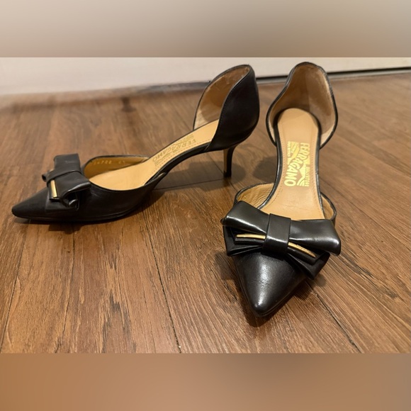 Authentic Salvatore Ferragamo Kitten Heels - Picture 1 of 8